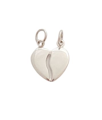 Stříbrný přívěsek rozlamovací srdce pro páry