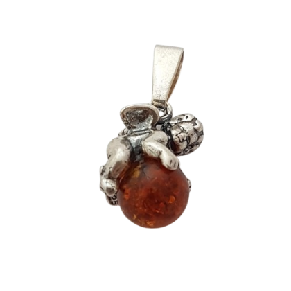 Jantarový přívěsek anděl