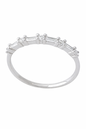 Stříbrný prsten se zirkony – elegantní třpyt jemného luxusu ve velikostech 55, 60, 64