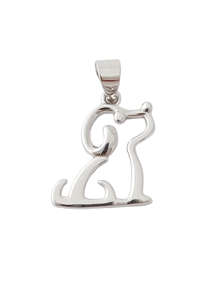 Stříbrný přívěsek pes