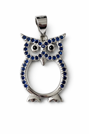 Stříbrný přívěsek moudrost noci - symbol moudrosti, intuice a ochrany