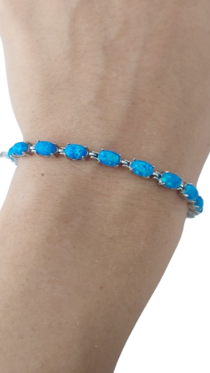 Opálový náramek s oválky II.