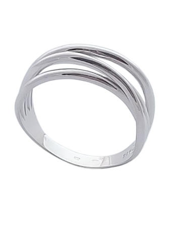 Stříbrný prstýnek celostříbrný ve velikostech 59, 63, 66