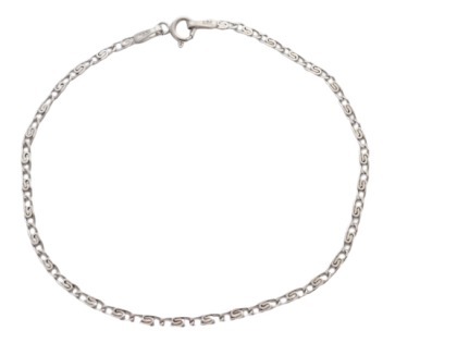 Stříbrný náramek šnek