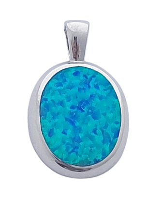 Opálový přívěsek velký ovál