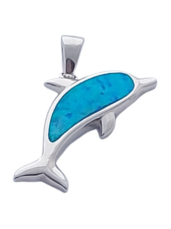 Opálový přívěsek delfín větší