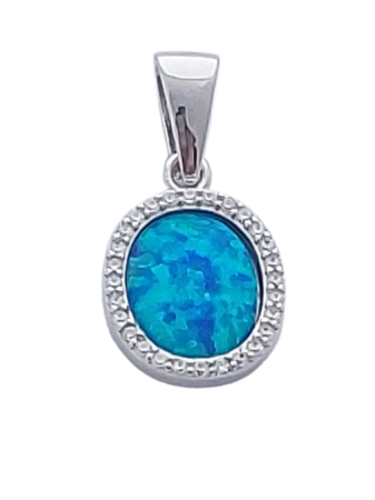 Opálový přívěsek ovál