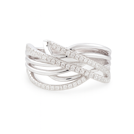 Luxusní stříbrný prsten se zirkony  - jiskra elegance na každý den - ve velikostech 64, 68