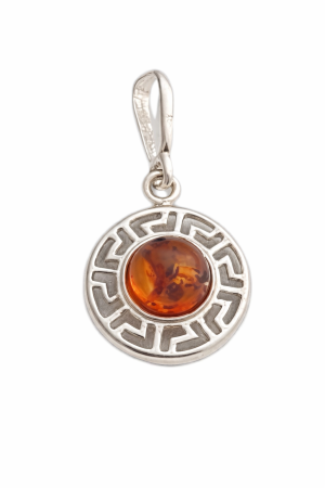 Stříbrný přívěsek s jantarem – kruh ochrany a vnitřní rovnováhy