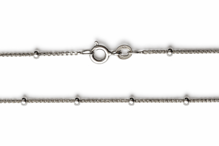 Stříbrný řetízek s jemnými kuličkami - elegance na každý den