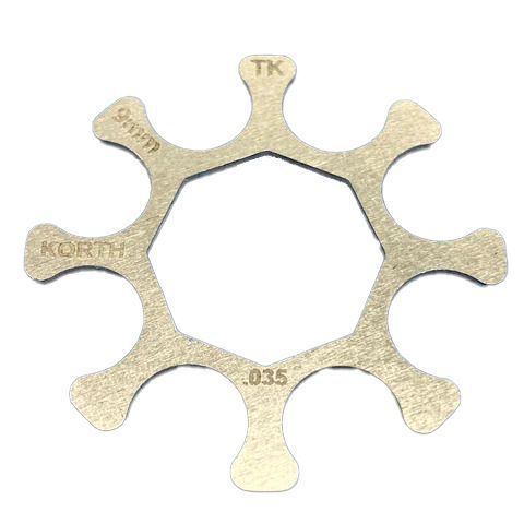 Klipy pro revolver Korth NXS/NXA 9mm Luger, 8 ran (5 ks)