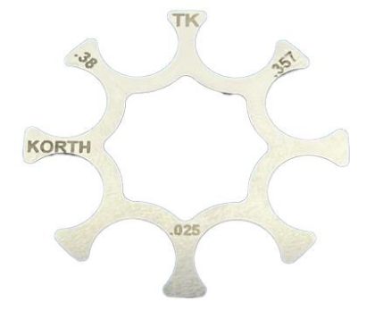 Klipy pro revolver Korth NXS/NXA .38/.357, 8 ran (5 ks)