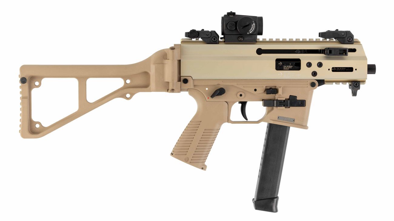 Samonabíjecí puška B&T APC9 K PRO G, Coyote Tan