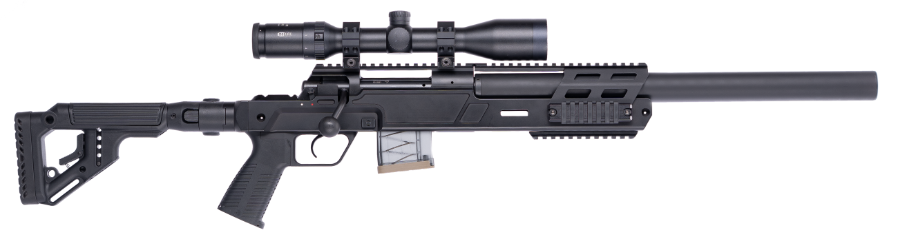 Opakovací puška B&T SPR300, Černá