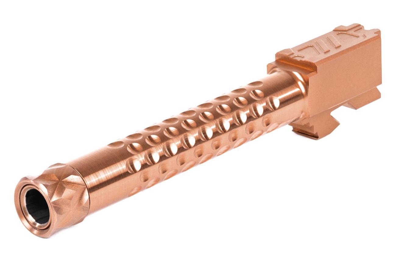 Hlaveň ZEV Optimized Match pro Glock 17 Gen3/4, PVD Bronze, Závit