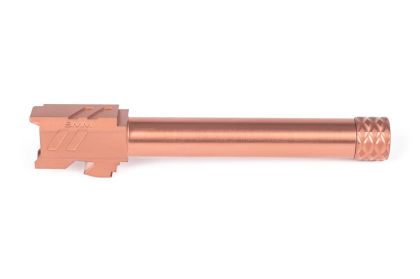 Hlaveň ZEV PRO Match pro Glock 17 Gen3/4, PVD Bronze, Závit