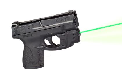 Svítilna LaserMax GripSense s laserem, S&W Shield 9/40, Zelený