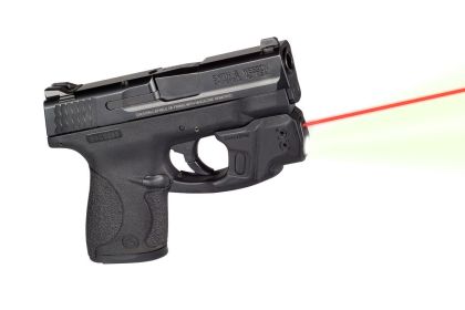 Svítilna LaserMax GripSense s laserem, S&W Shield 9/40, Červený