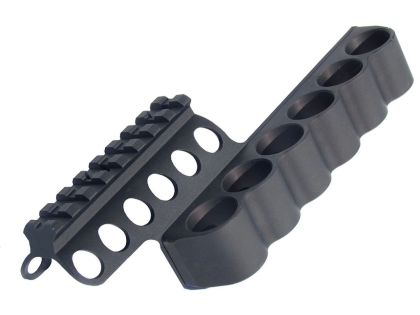 Držák na náboje s railem Mesa Tactical pro Beretta 1301 Tactical, 6 nábojů