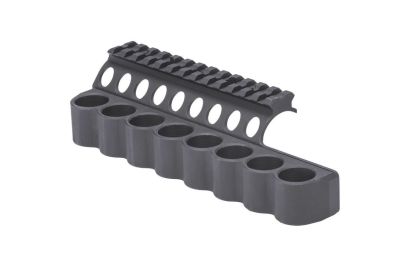 Držák na náboje s railem Mesa Tactical pro Benelli M4, 8 nábojů