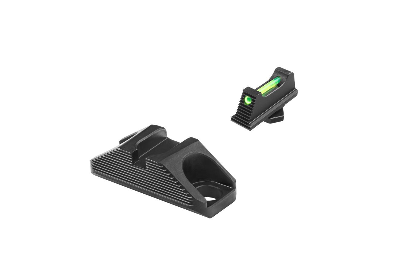 Mířidla Virus Precision pro Glock 17/19/45 A-CUT COA, Optic Fiber