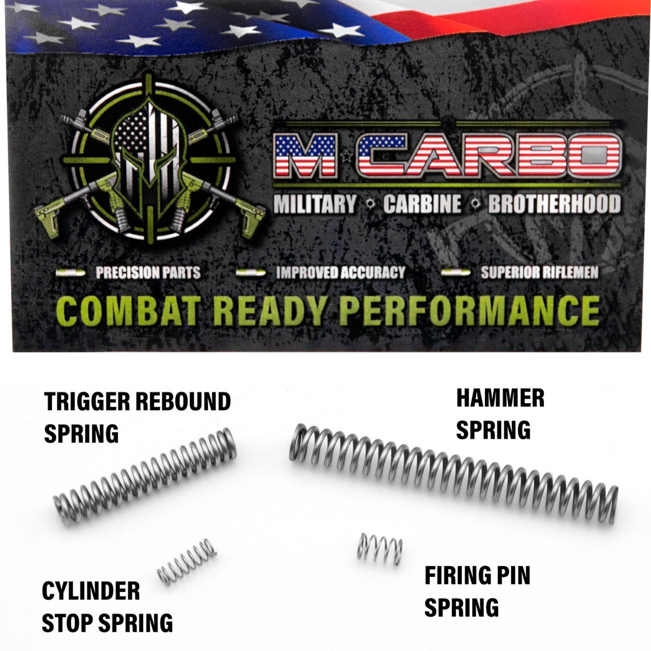 Sada pružin MCarbo Trigger Spring Kit pro S&W J-Frame