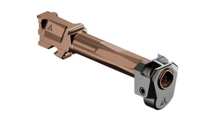 Hlaveň s kompenzátorem Radian AFTERBURNER + RAMJET, Glock 19/45 Gen6, Bronze