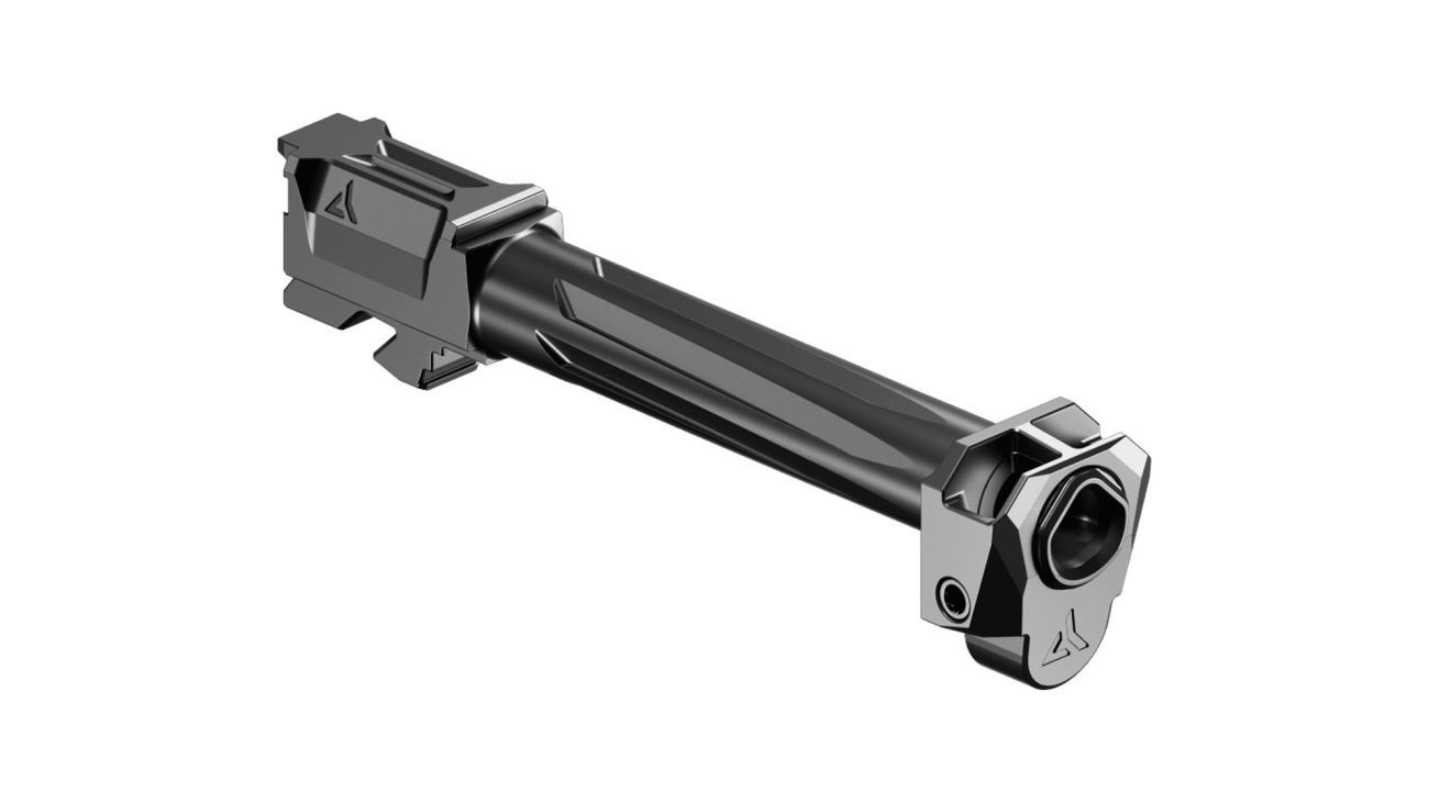 Hlaveň s kompenzátorem Radian AFTERBURNER + RAMJET, Glock 17 Gen4, Černá