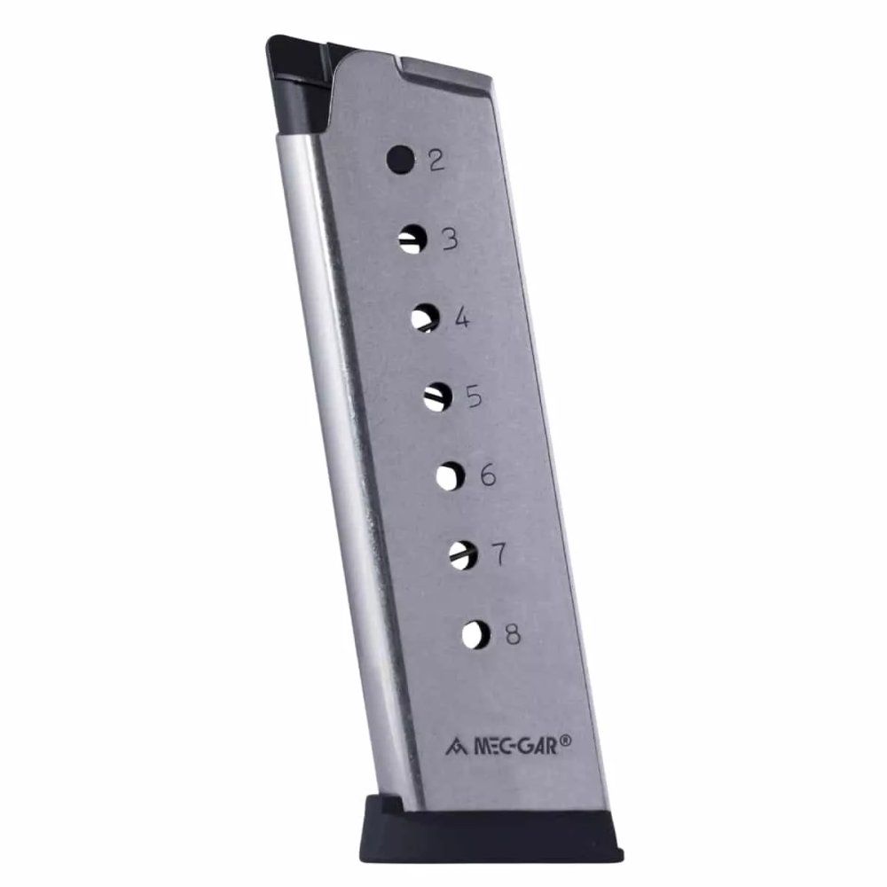 MecGar zásobník pro 1911 Full Size - .45 ACP, 8 ran, ocelový