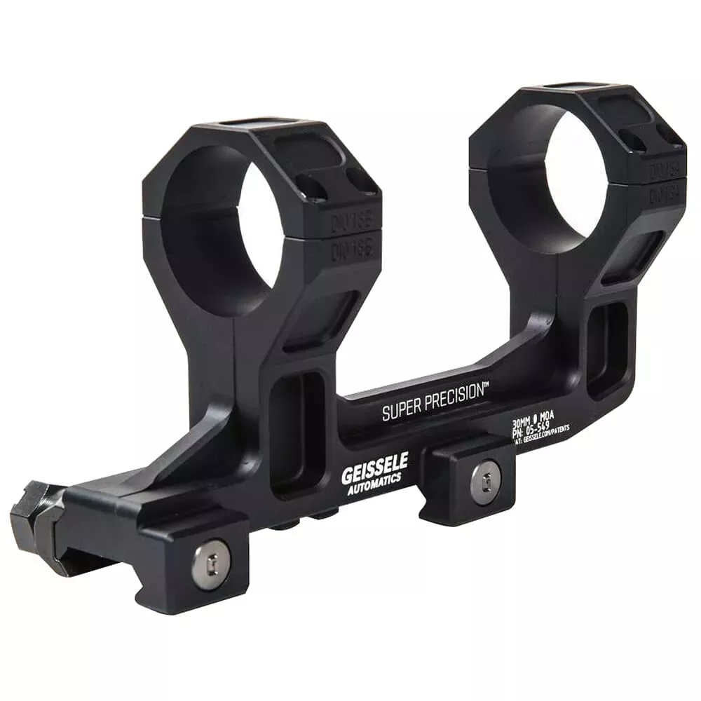 Předsazená montáž Geissele Super Precision - tubus 30 mm, výška 52 mm, předsazení 36 mm, černá