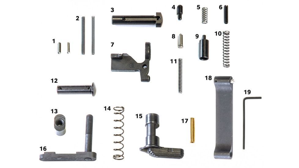 Geissele sada drobných dílu pro AR-15 lower
