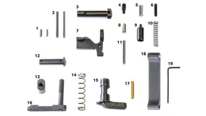 Geissele sada drobných dílu pro AR-15 lower