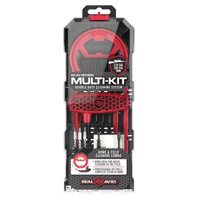 Real Avid Čistící sada se šňůrou Gun Boss - .270 / .280 / 7 mm