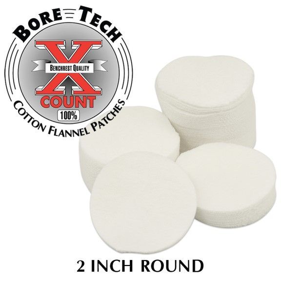 BoreTech Bavlněné kulaté vytěráky X-Count .308-.338 (100ks)