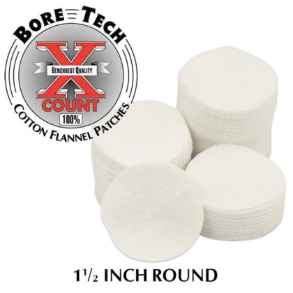 BoreTech Bavlněné kulaté vytěráky X-Count .25-.284 (500ks)