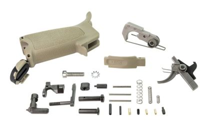 Rozšířený set dílů pro spodní rám BCM GUNFIGHTER pro AR-15 - FDE