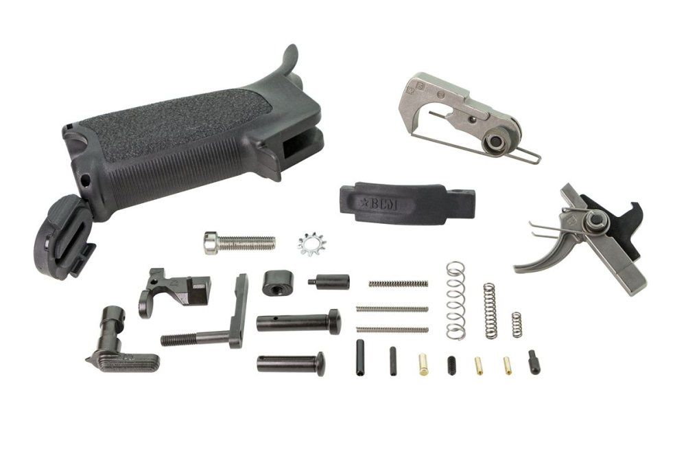 Rozšířený set dílů pro spodní rám BCM GUNFIGHTER pro AR-15 - černý