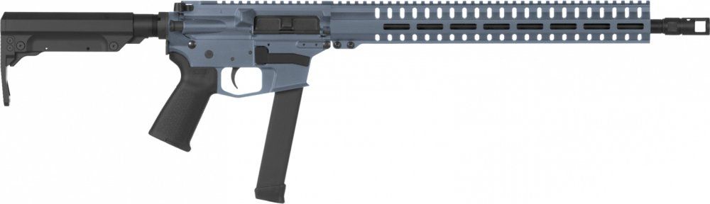 Samonabíjecí puška CMMG Resolute 200 Rifle MkGs - 9 x 19, RDB, na zásobníky Glock, břidlicová