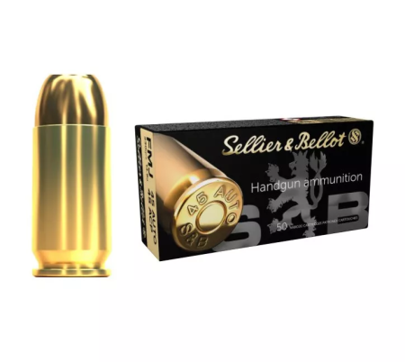Náboje SB 45 AUTO FMJ 14,9g, 230gr