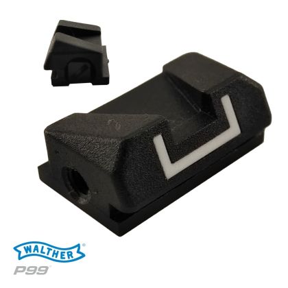 Hledí polymerové Walther P99/AS/QA,PPQ bílá výsec