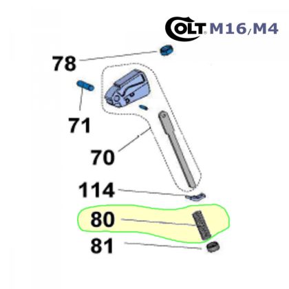 Pružina spoušte Walther Colt M4/M16