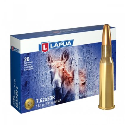 Náboj Lapua 7,62x53R, 185gr/12g, MEGA