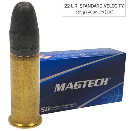 Náboj Magtech 22LR LRN (22B) Standard Velocity 2,59 g, 40 grs