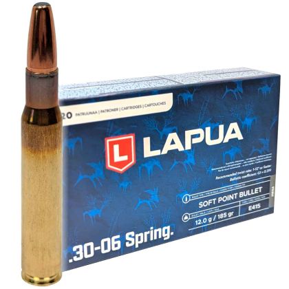 Náboje Lapua .30-06 MEGA, SP, 12,00 g, 185 gr