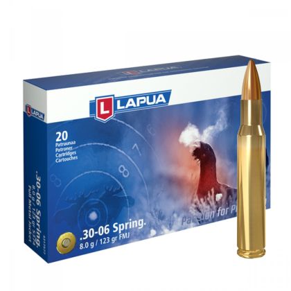 Náboj Lapua .30-06 , S374, FMJ, 8,00g, 123gr