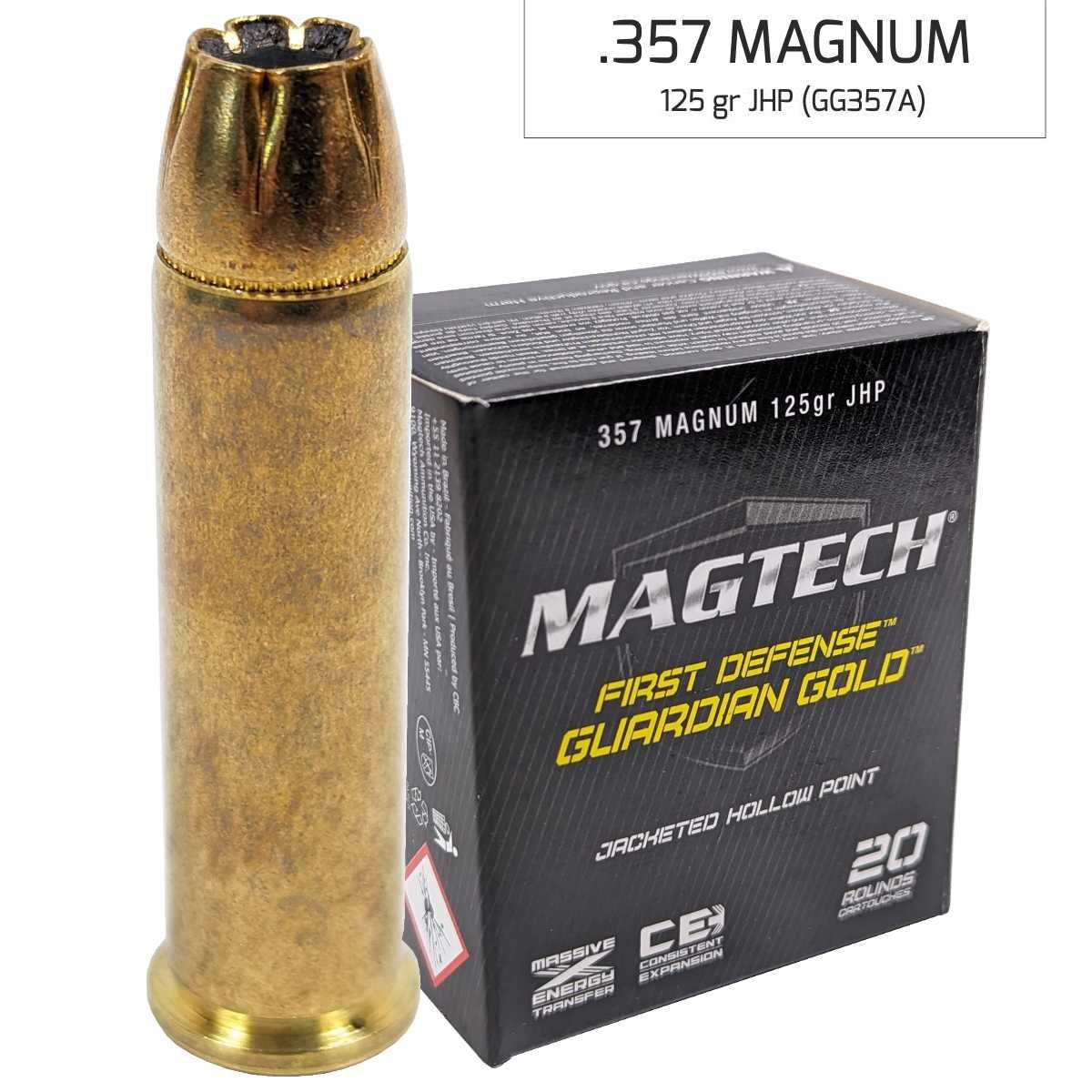 Náboje Magtech 357 Magnum JHP Guardian Gold 8 g, 125 gr (GG357A)