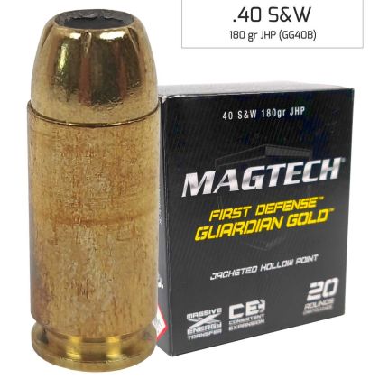 Náboje Magtech 40 S&W JHP 11,66 g, 180 gr (GG40B)