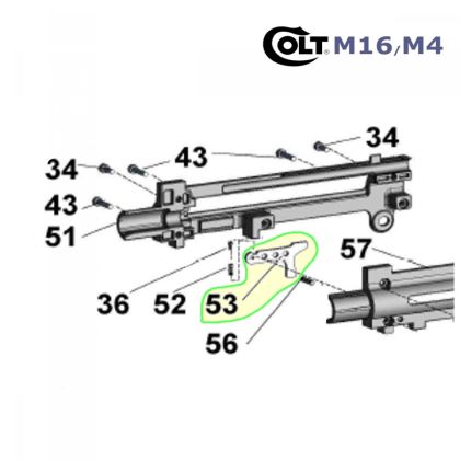 Záchyt záveru pro Walther Colt M4/M16