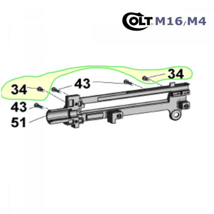 Systémový šroub 34 pro Walther Colt M4/M16