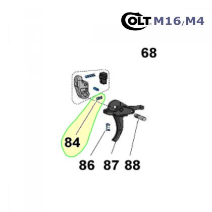 Vzpruha prerušovace Walther Colt M4/M16